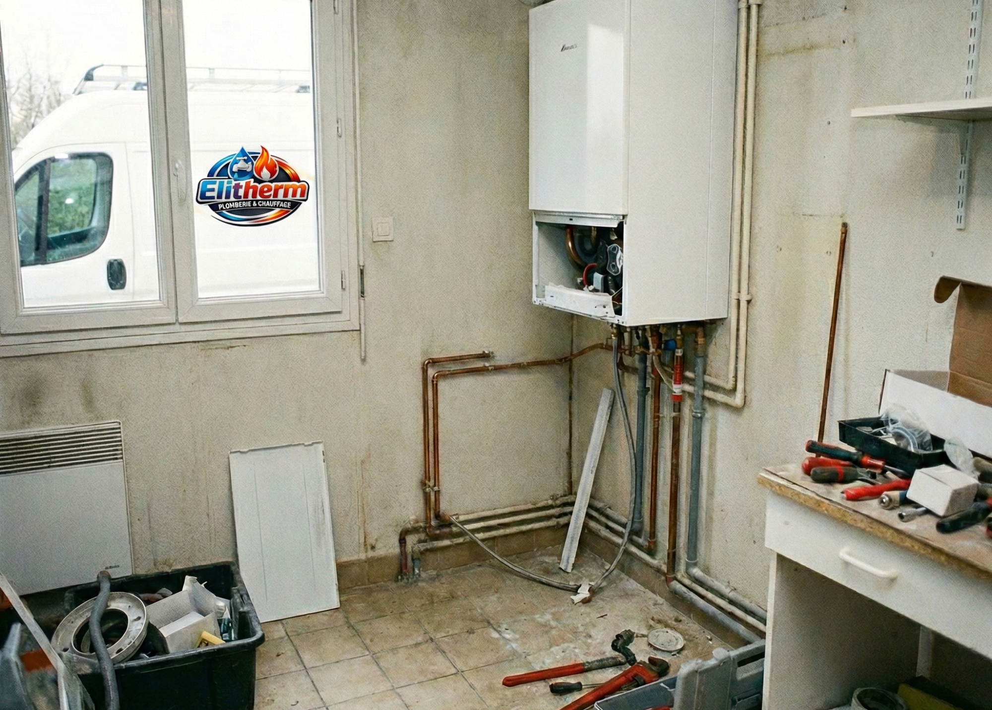 Chaudi&egrave;re gaz Meaux